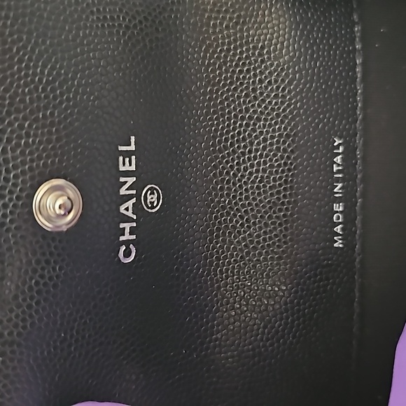 NEW AUTHENTIC Chanel Flap Cardholder Black - Picture 5 of 15